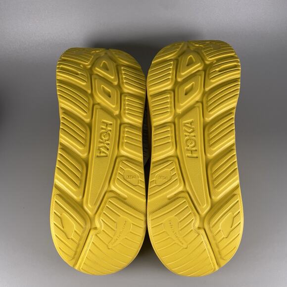 Hoka One One Ora Recovery Slides 3 Men’s 14 Yellow Slip On Sandals Casual Slides - Picture 4 of 9